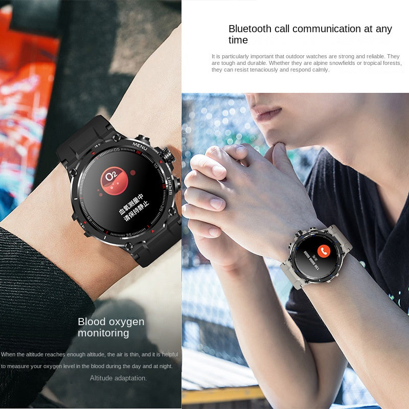 HM09 smart watch calls outdoor sports watch Heart rate Blood pressure Blood oxygen 1.32 HD display Cross border