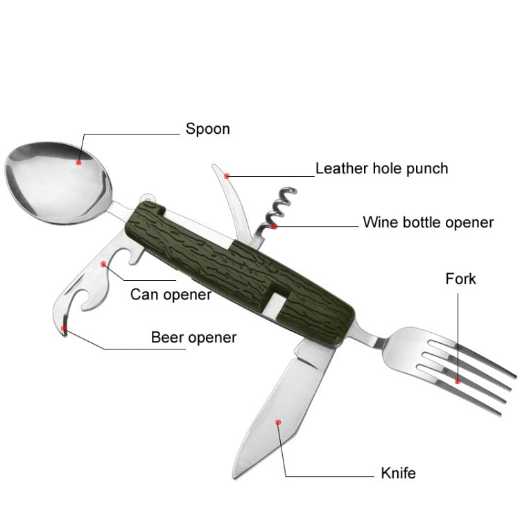 Multifunctional Outdoor Camping Detachable Folding Tableware
