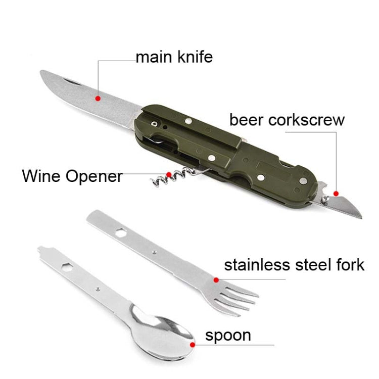 Multifunctional Outdoor Camping Detachable Folding Tableware