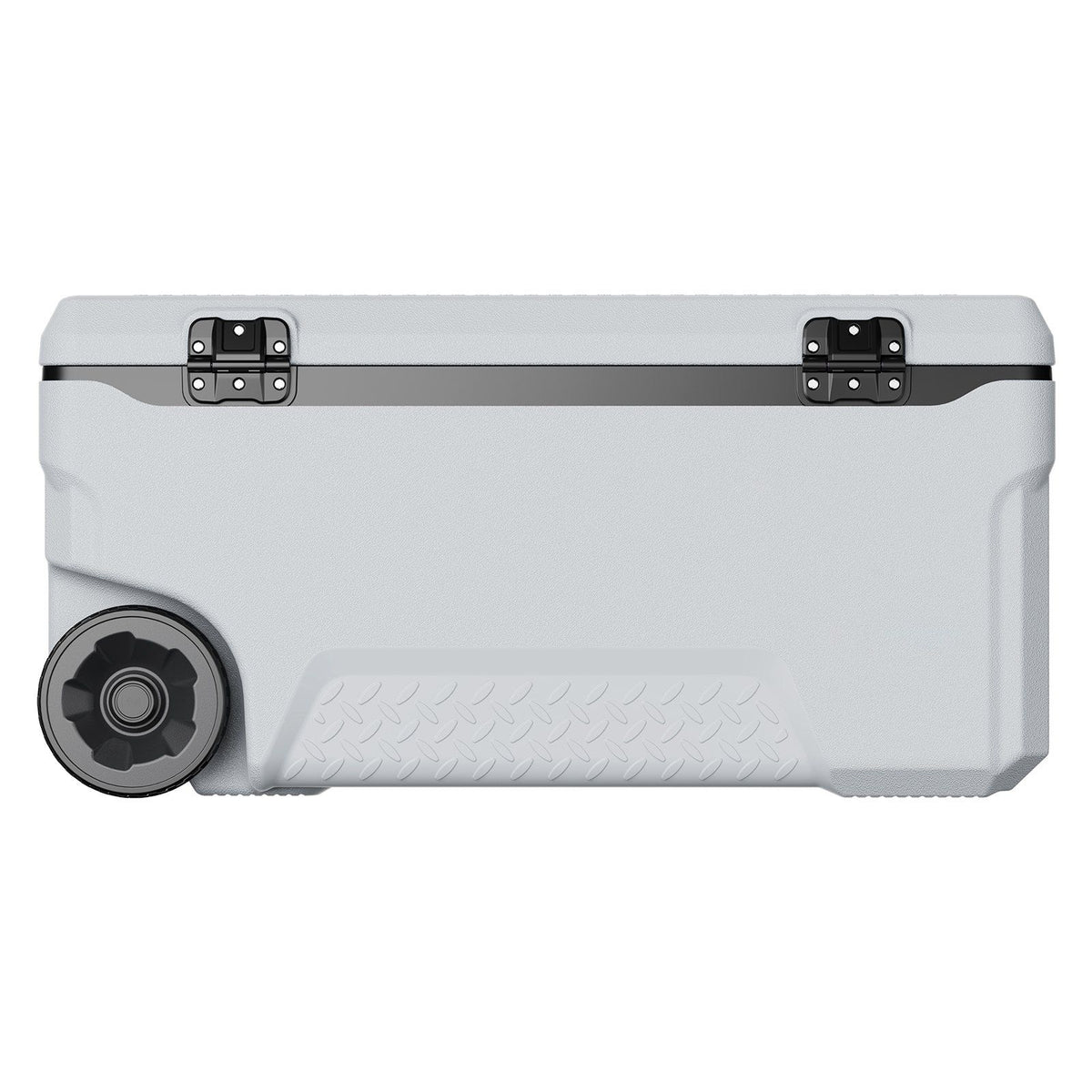 Portable Cooler 74 QT Insulated Wheeled Cooler 120 Can Capacity with Cup Holder