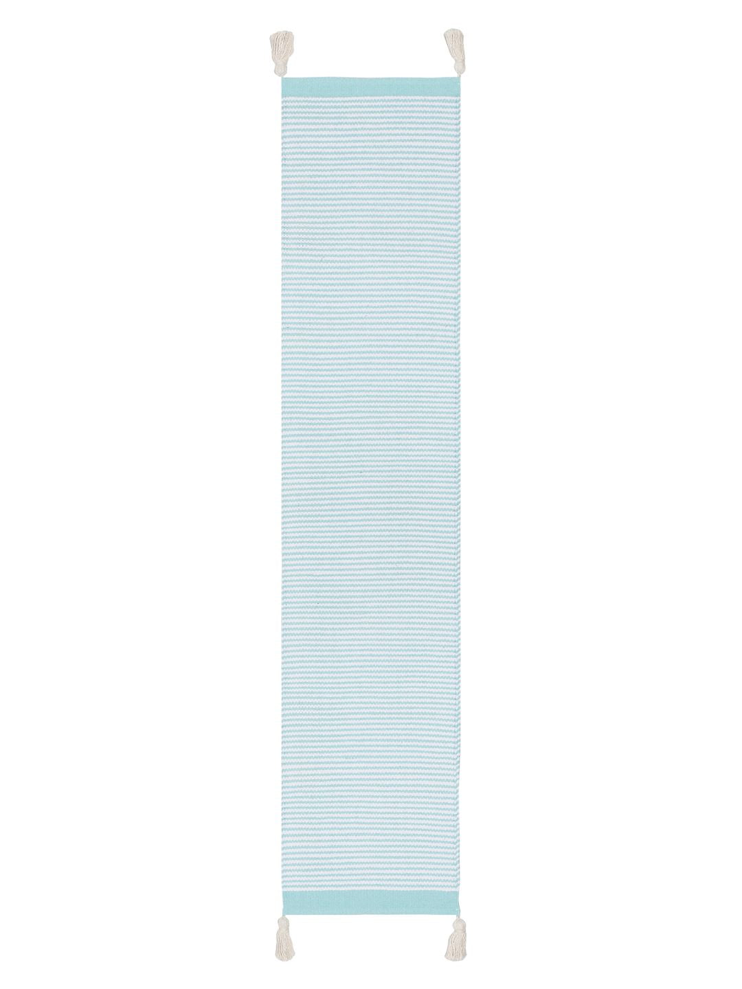 Dining Table Runner | Blue Striped Table Runner | Table runner for kitchen | Gift For Mom