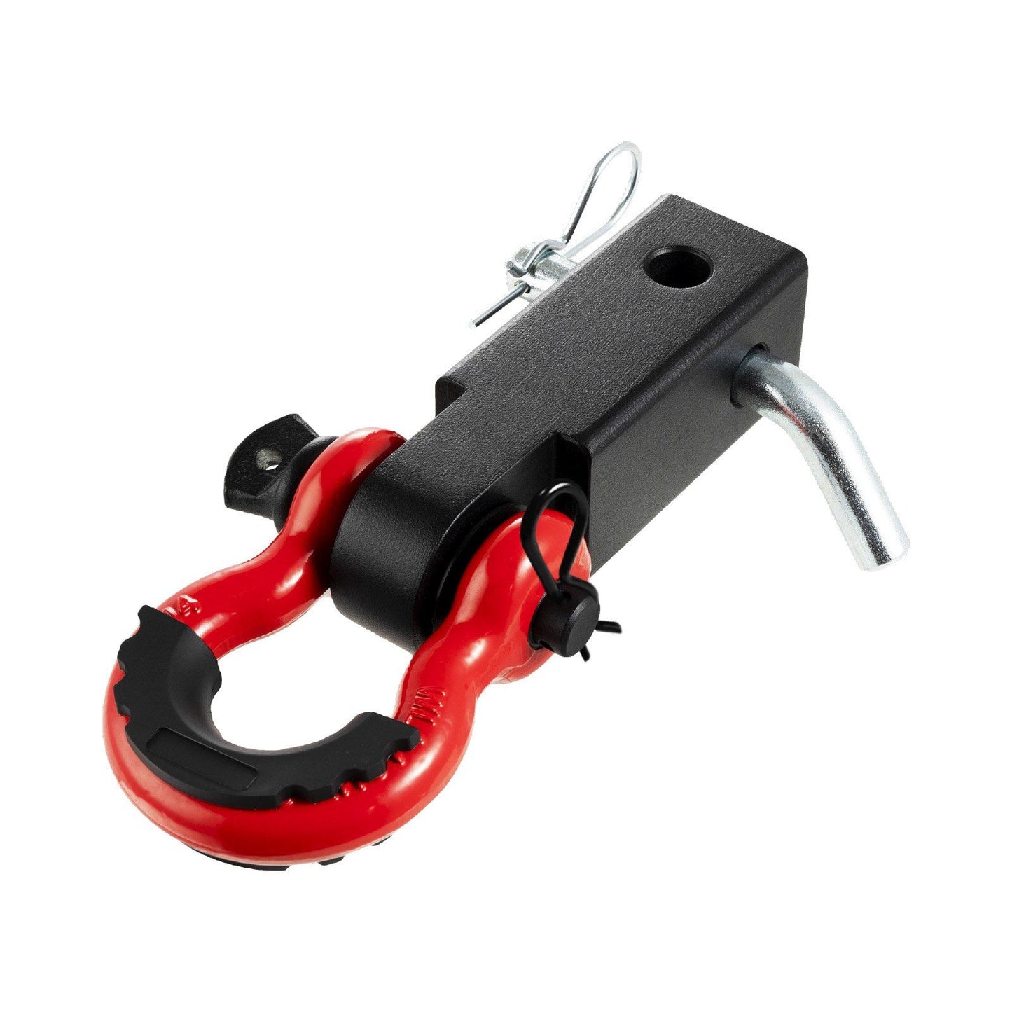 VEVOR 2" Trailer Shackle Hitch Receiver D-Ring Recovery for Truck Jeep 44100 lbs