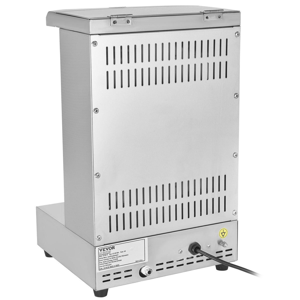 VEVOR Shawarma Grill Machine, 13 lbs Capacity, Chicken Shawarma Cooker Machine with 2 Burners, Gas Vertical Broiler Gyro Rotisserie Oven Doner Kebab Machine, for Home Restaurant Kitchen Parties