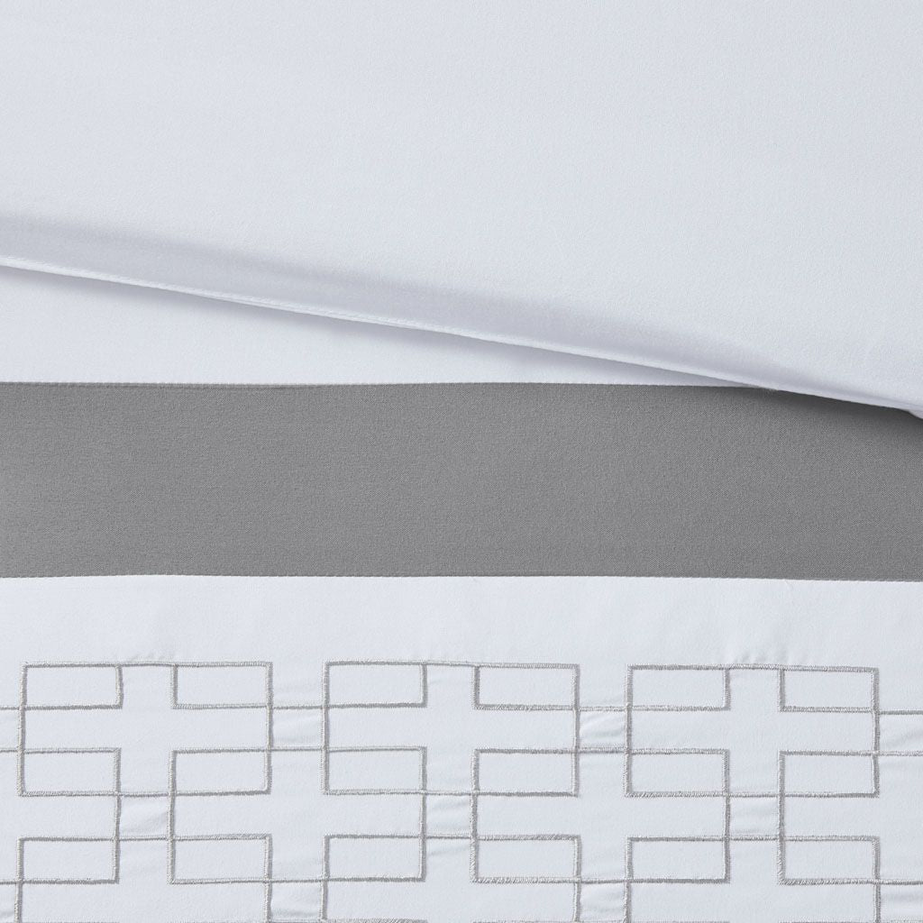 8 Piece Embroidered Comforter Set