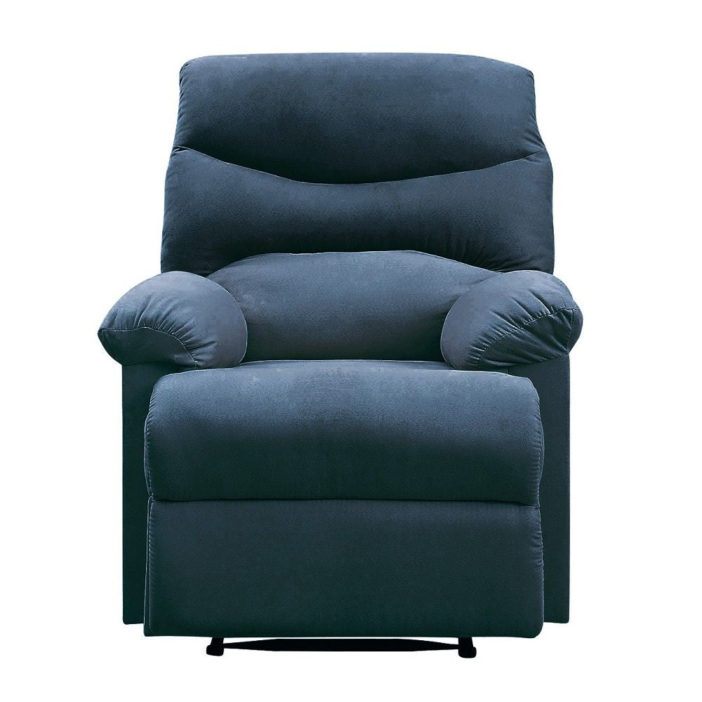 Arcadia Blue Woven Fabric Motion Recliner