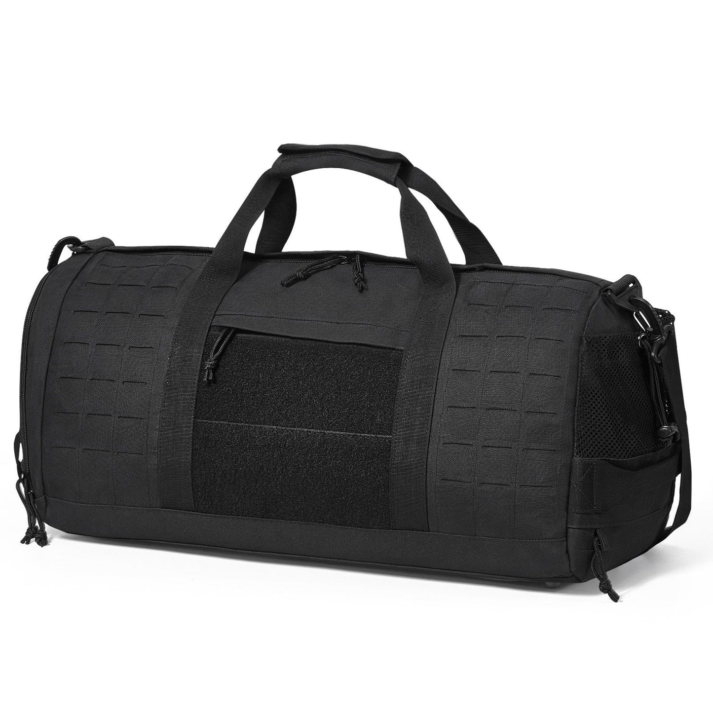 Tactical Duffle Bag 45L Gym Bag Duffle Molle Design & Shoe Compartment, Travel Weekender Bag for Men Women Workout Bag for Military, Sports, Overnight, Basketball, Tactical, Waterproof &Tear Resistant