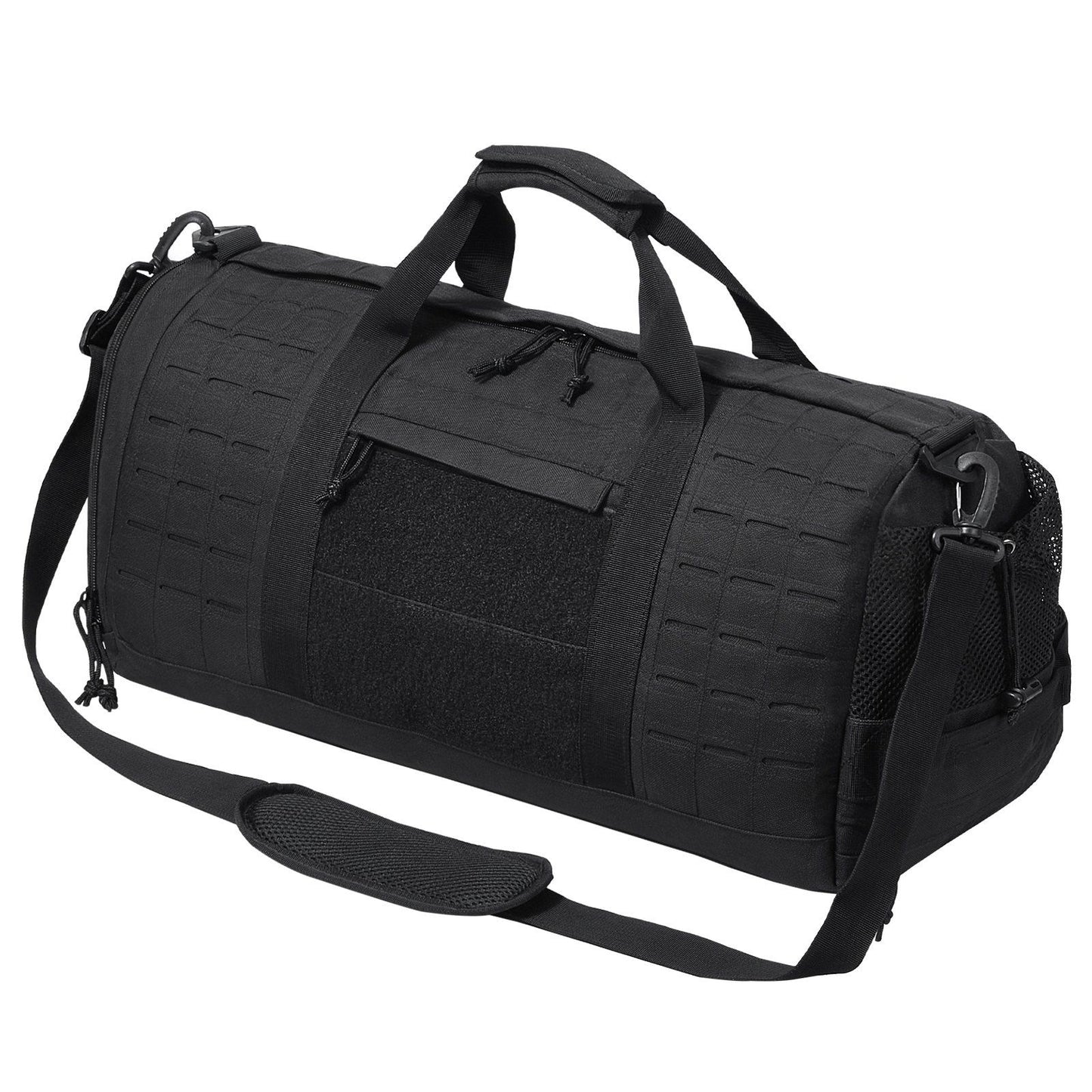 Tactical Duffle Bag 45L Gym Bag Duffle Molle Design & Shoe Compartment, Travel Weekender Bag for Men Women Workout Bag for Military, Sports, Overnight, Basketball, Tactical, Waterproof &Tear Resistant