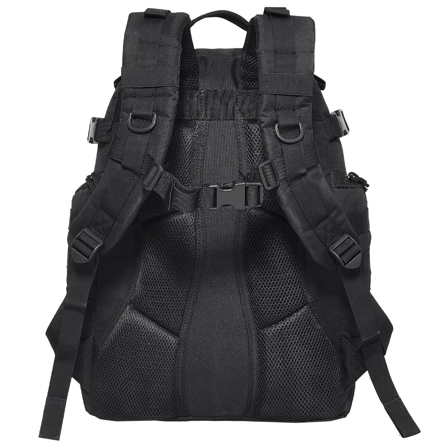 Tactical Backpack 25L Military Backpack with Molle Mode & Sponge Pad Black