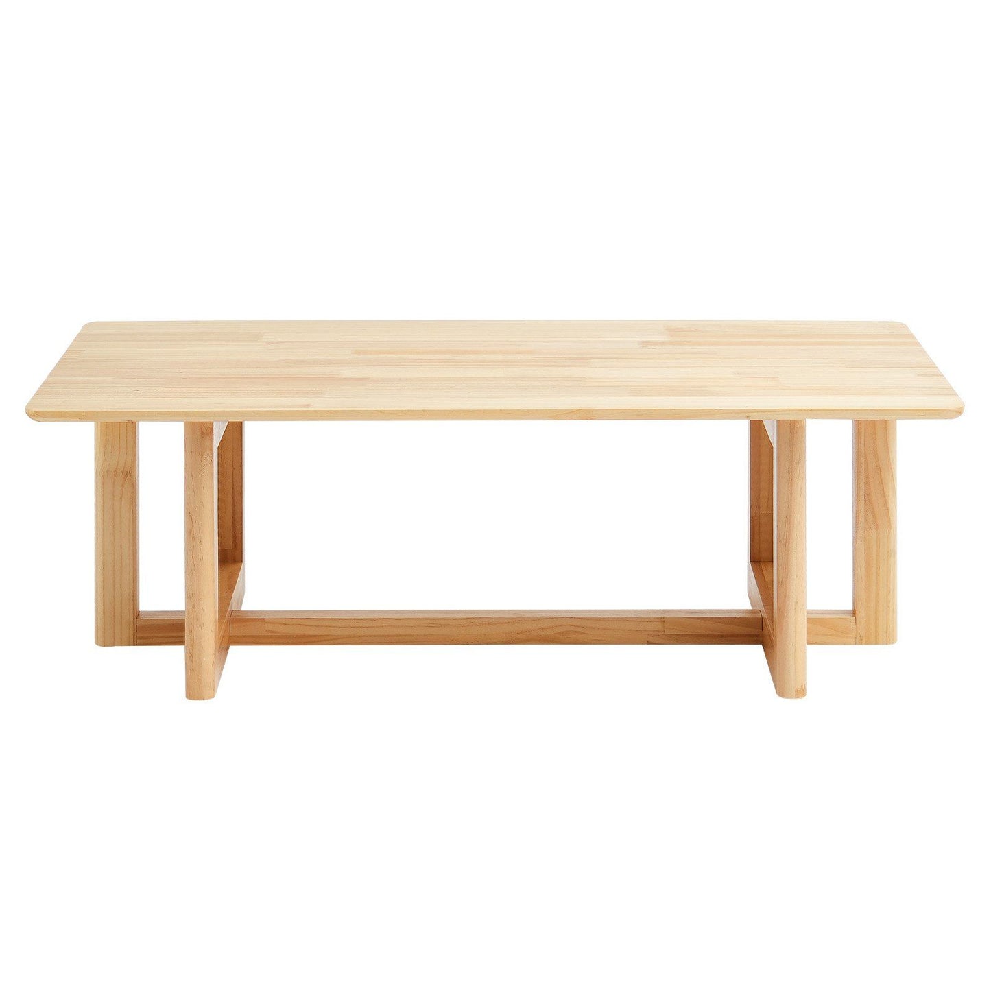 Rattan Coffee Table Rectangle Rattan Coffee Table 1-Tier for Living Room