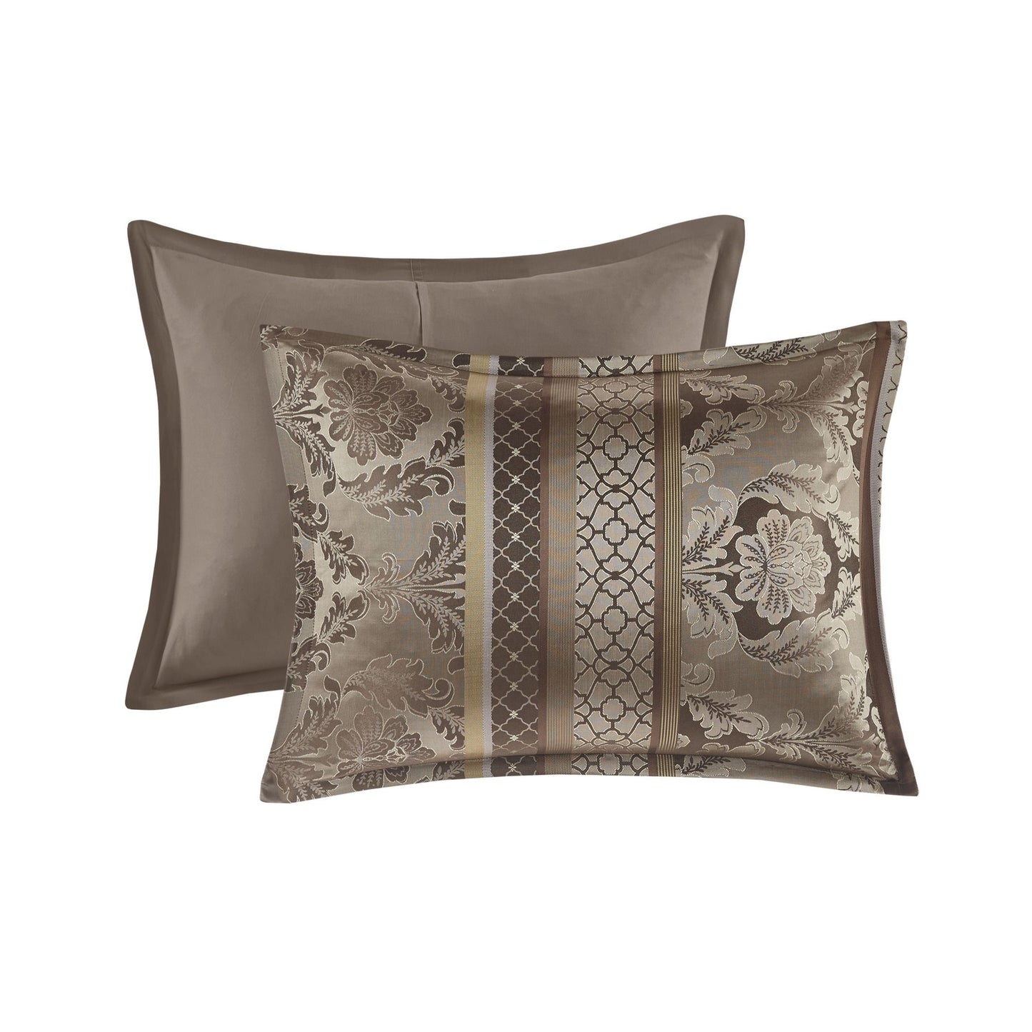 7 Piece Jacquard Comforter Set