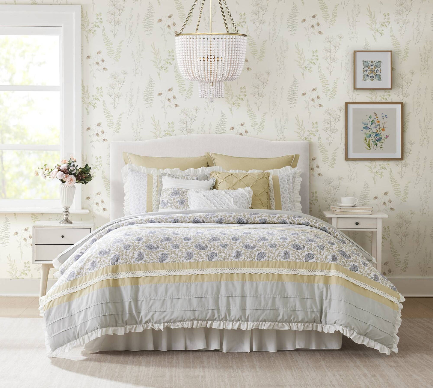 9 Piece Cotton Percale Comforter Set