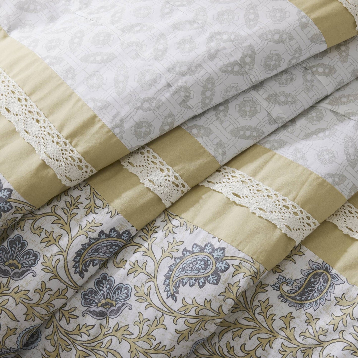 9 Piece Cotton Percale Comforter Set