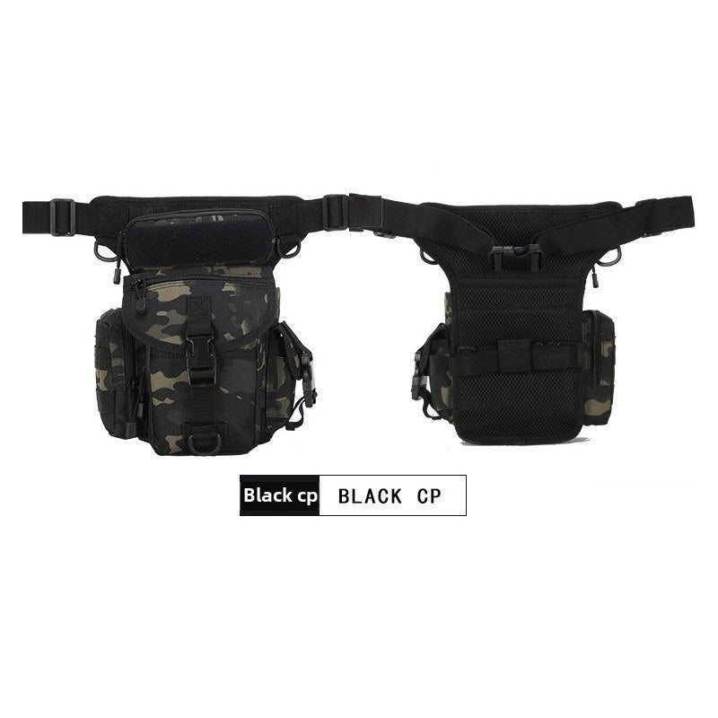 Motorcycle Crossbody Bag, Men's Leg Bag, Multifunctional Outdoor Tactical Waterproof Cell Phone Running Sports Waist Bag