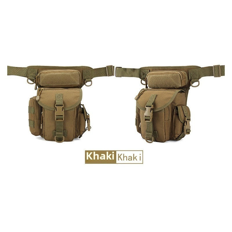 Motorcycle Crossbody Bag, Men's Leg Bag, Multifunctional Outdoor Tactical Waterproof Cell Phone Running Sports Waist Bag
