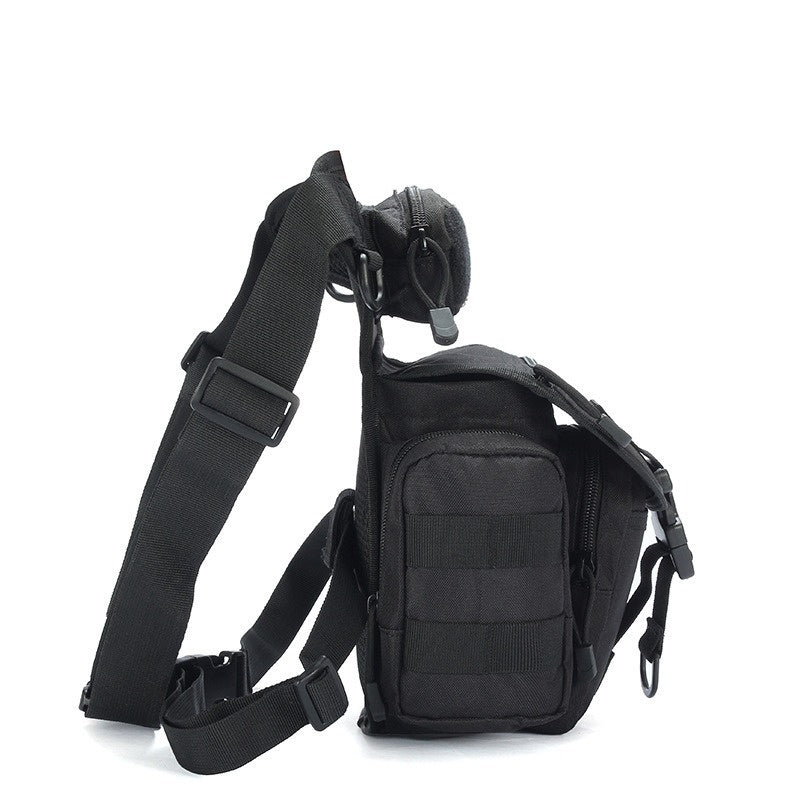 Motorcycle Crossbody Bag, Men's Leg Bag, Multifunctional Outdoor Tactical Waterproof Cell Phone Running Sports Waist Bag