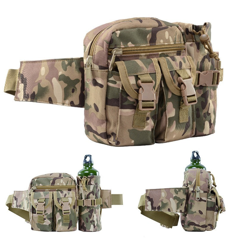 Camouflage Fishing Multifunctional, Lua Water Bottle Bag, Worker Waist Pack, Sports Outdoor Tactical Men's Waist Packs