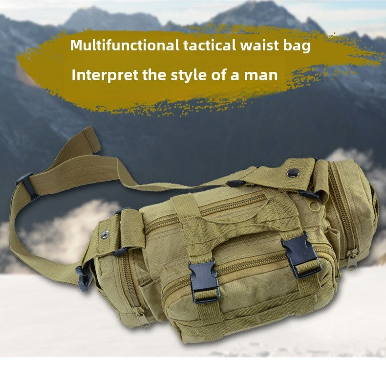 Men's Shoulder Photography Camera Bag Multifunctional Crossbody Tactical Outdoor Waterproof Sports Waist Bag