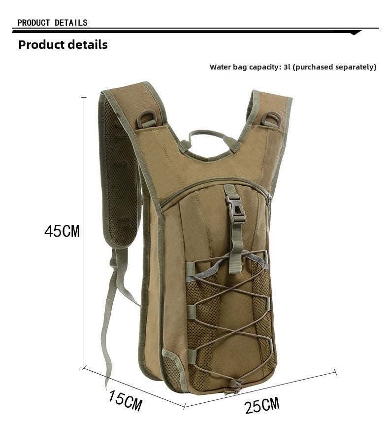 Waterproof Running Sports Bag, Camping Tactical Water Bag Outdoor Hiking Large Capacity Bicycle Riding Backpack