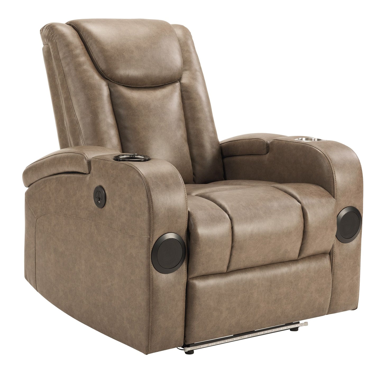 Recliner Sofa with Power Recline, Adjustable Split Back, USB Charging, Bluetooth Speakers & LED LightingRecliner Sofa with Power Recline, Adjustable Split Back, USB Charging, Bluetooth Speakers & LED