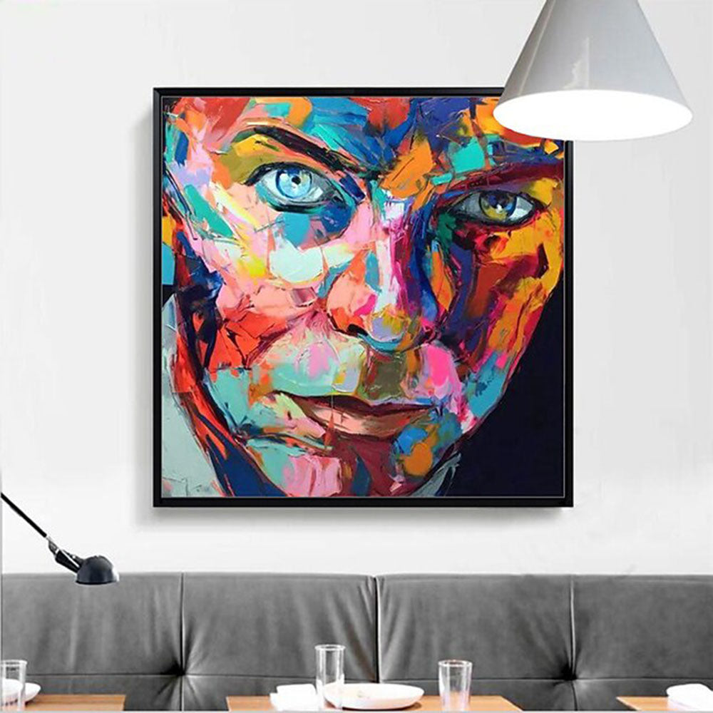 Handmade Face Oil Painting On Canvas Wall Art Decoration Modern Abstract Figure Pictures Home Decor Living Room hallway bedroom luxurious decorative painting