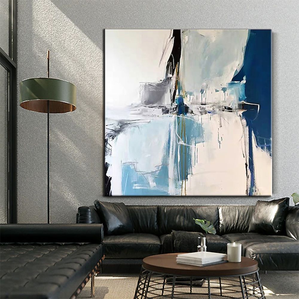 Hand Painted Oil Paintings Handmade Modern Abstract Oil Paintings On Canvas Wall Art Decorative Picture Living Room Hallway Bedroom Luxurious Decorative Painting