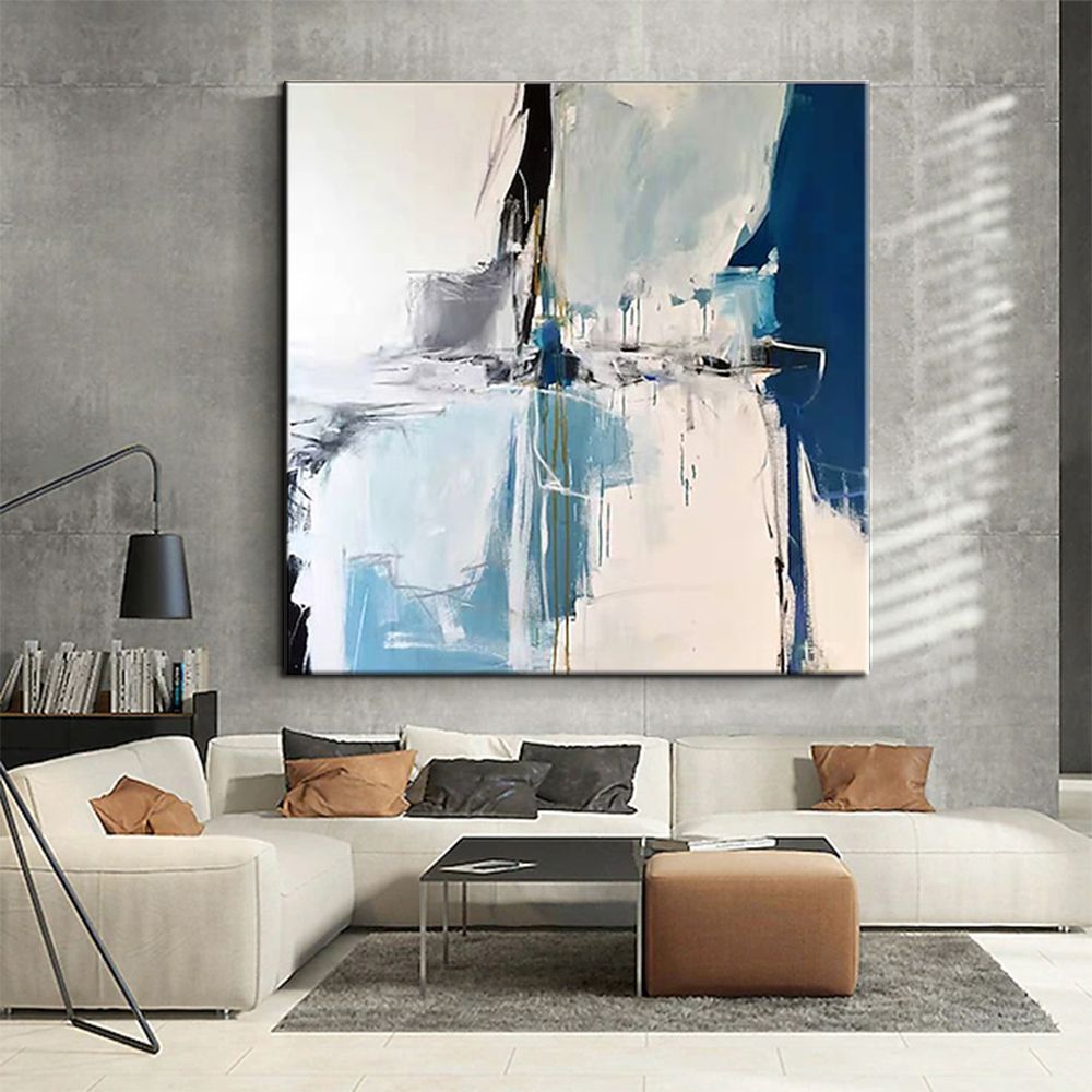 Hand Painted Oil Paintings Handmade Modern Abstract Oil Paintings On Canvas Wall Art Decorative Picture Living Room Hallway Bedroom Luxurious Decorative Painting