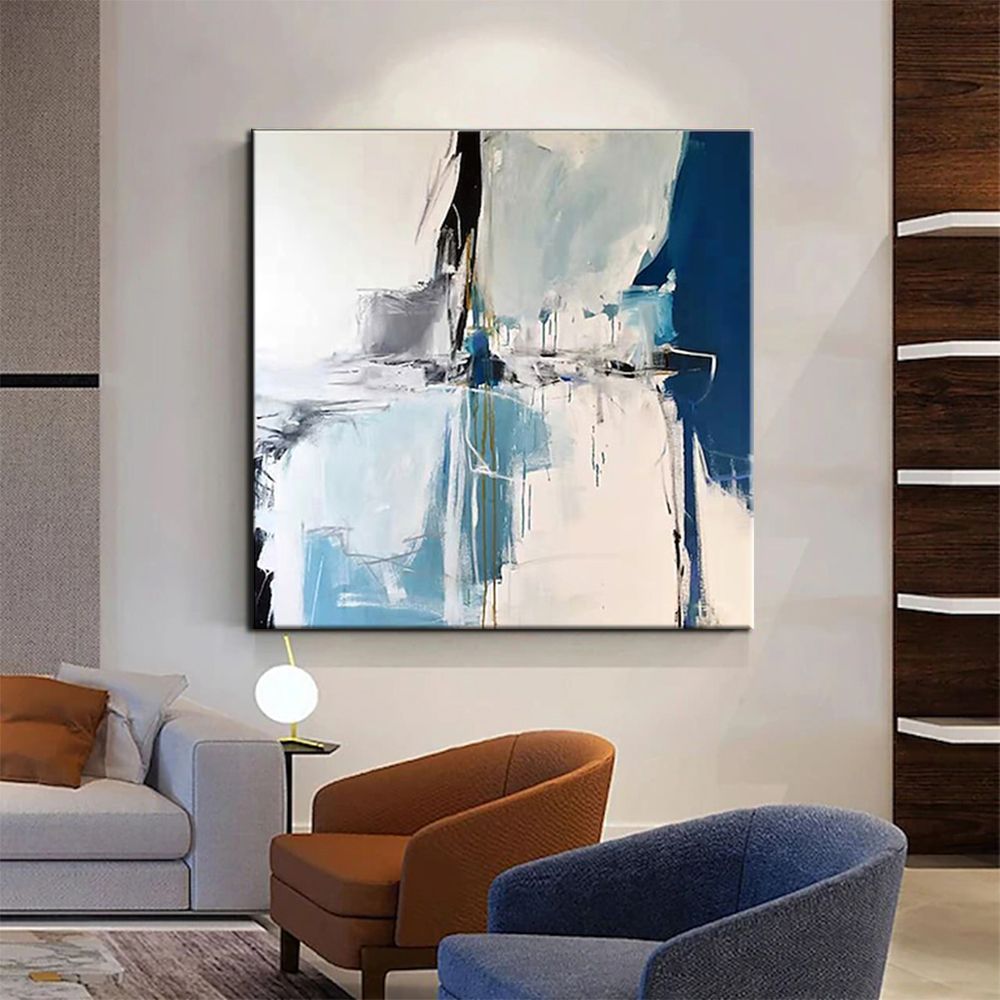 Hand Painted Oil Paintings Handmade Modern Abstract Oil Paintings On Canvas Wall Art Decorative Picture Living Room Hallway Bedroom Luxurious Decorative Painting