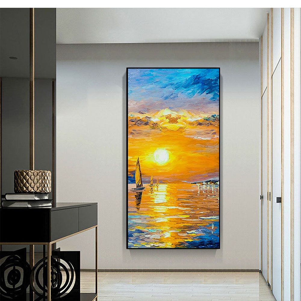 Handmade Oil Painting Modern Oil Painting On Canvas Abstract Oil Painting Hand Painted Large Wall Art For Living Room Hallway Bedroom Luxurious Decorative Painting