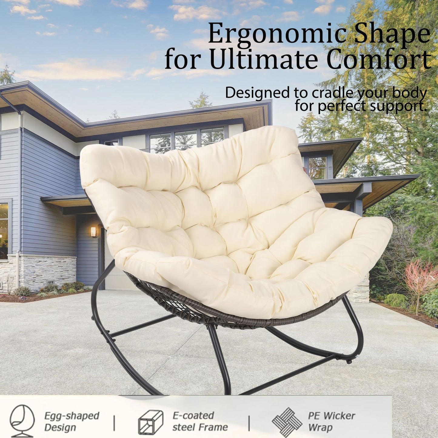 Relax Lazy Sofa Chair white