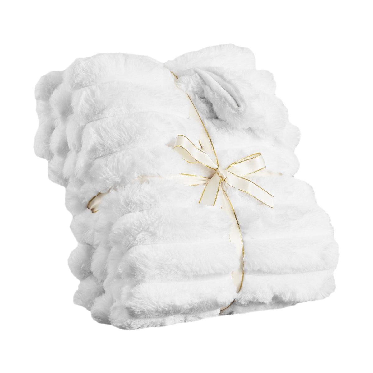 Soft Throw Blanket 50 x 60 Inches / 1270 x 1524 mm Faux Fur Cozy Bed Blanket