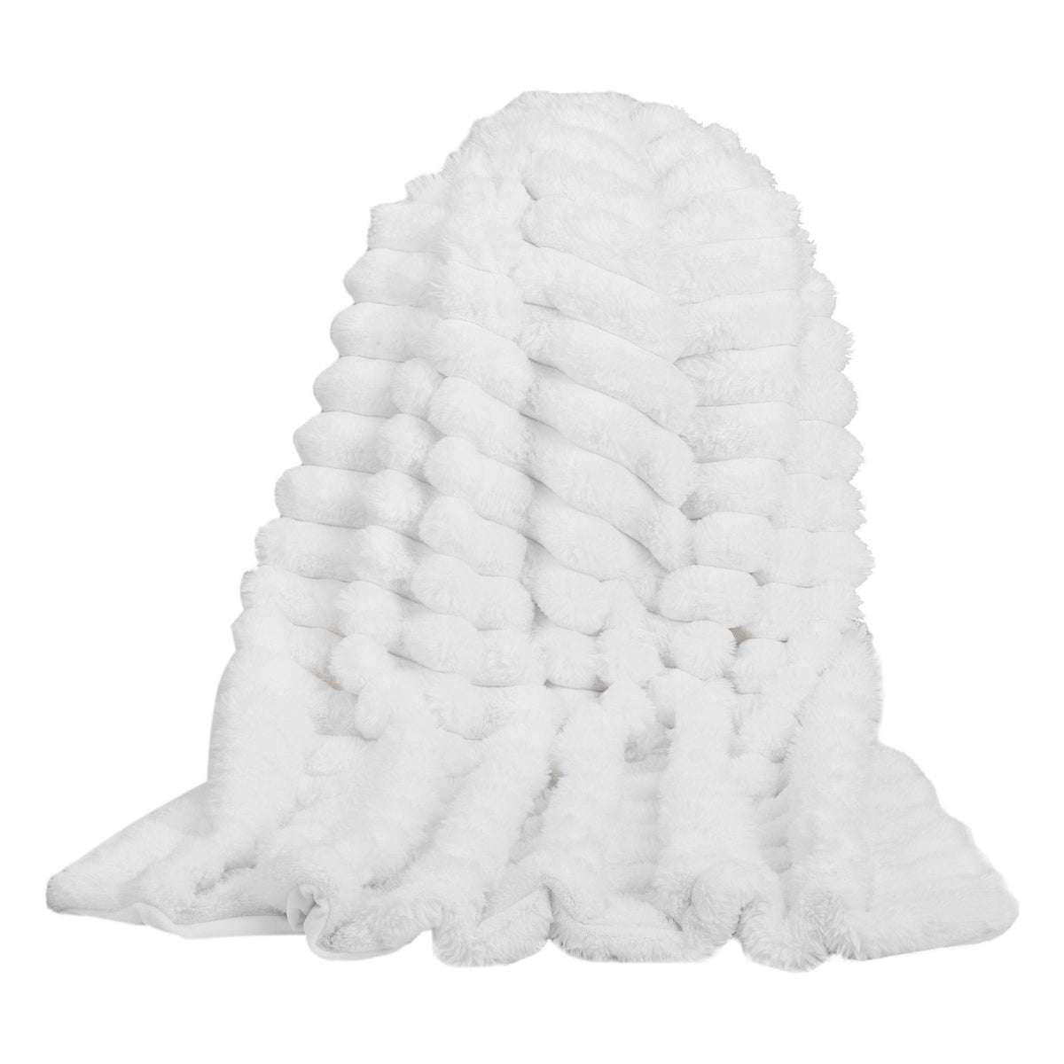 Soft Throw Blanket 50 x 60 Inches / 1270 x 1524 mm Faux Fur Cozy Bed Blanket