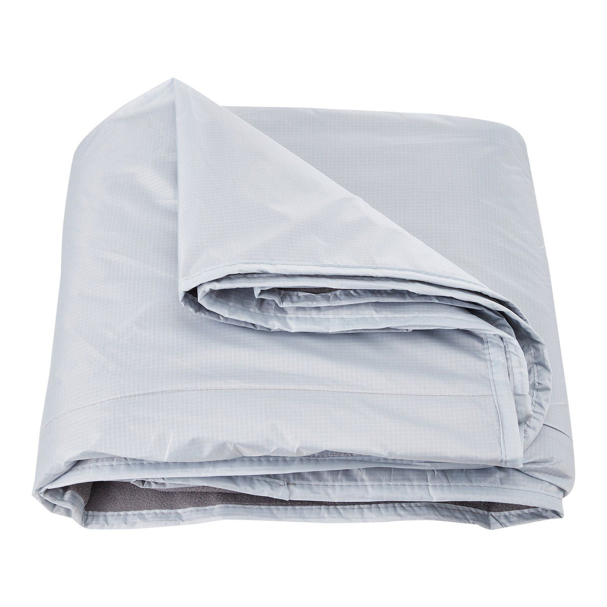 Camping Blanket 79" x 59" Wearable Warm Stadium Blanket Outdoor Light Grey