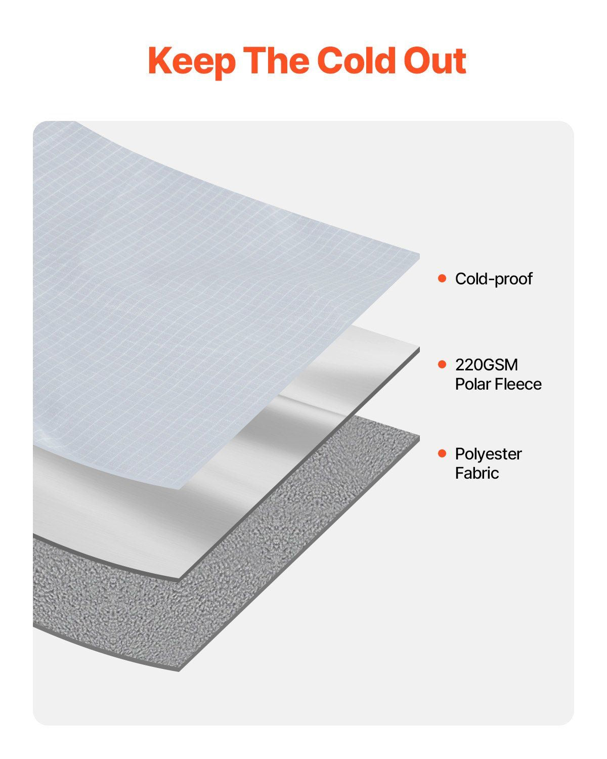 Camping Blanket 79" x 59" Wearable Warm Stadium Blanket Outdoor Light Grey