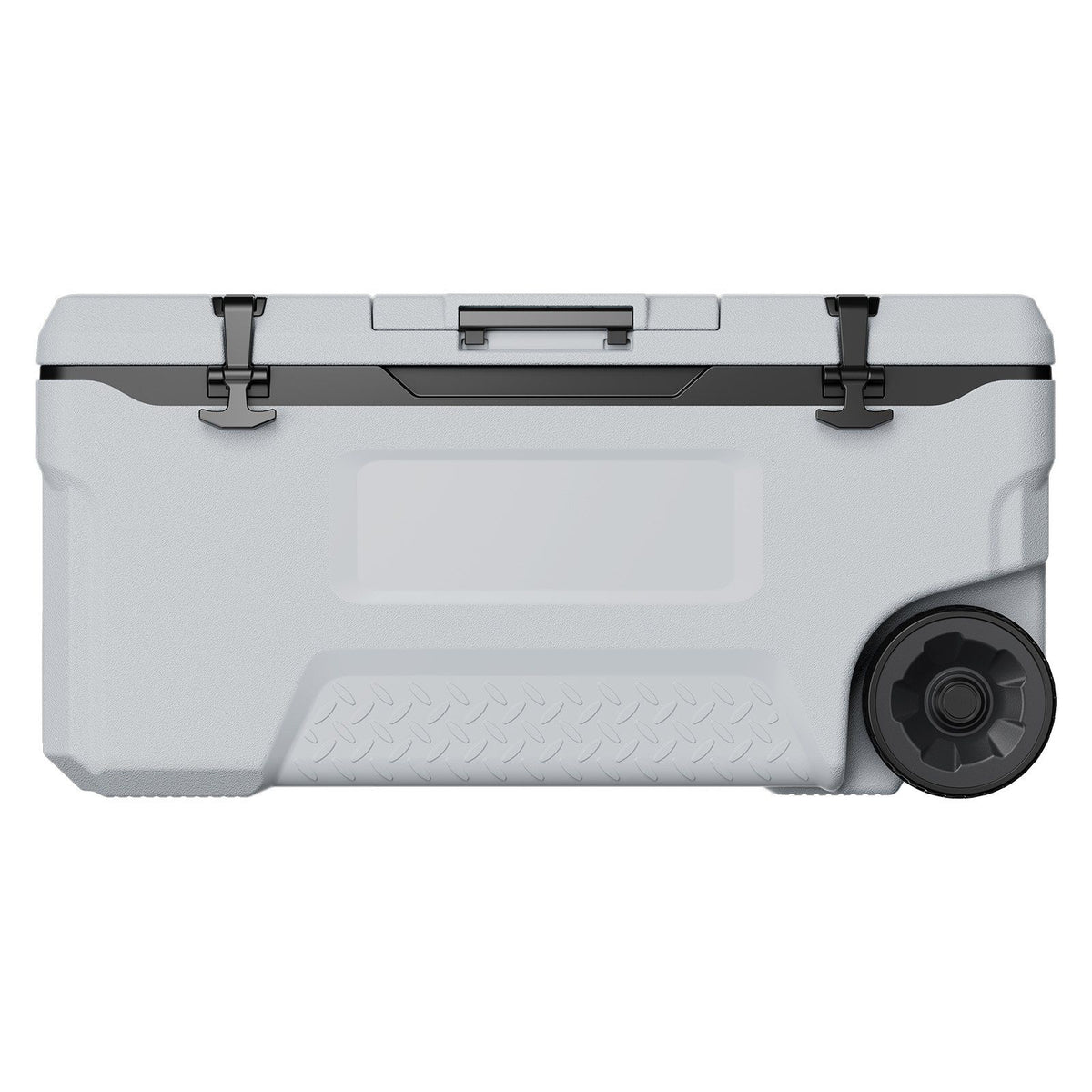 Portable Cooler 74 QT Insulated Wheeled Cooler 120 Can Capacity with Cup Holder
