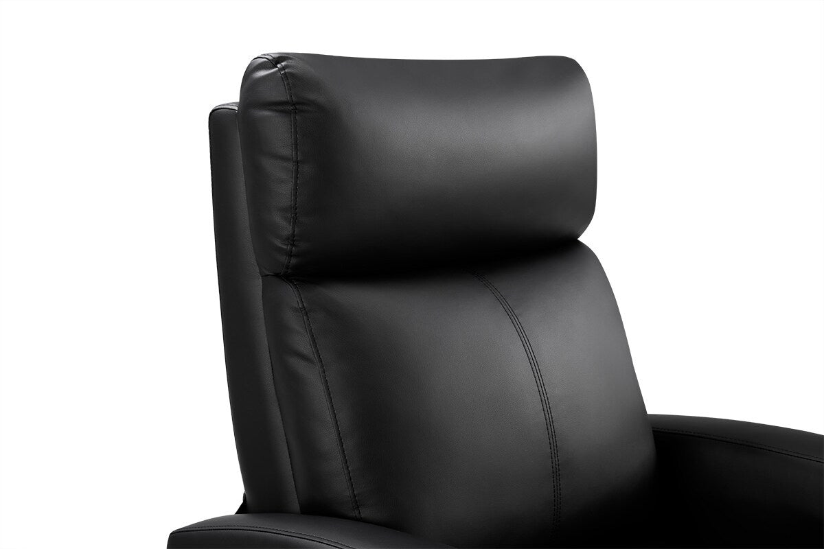 Comfortable Single-Seat Manual Recliner Chair | PU Leather Upholstery | Perfect for Small Spaces