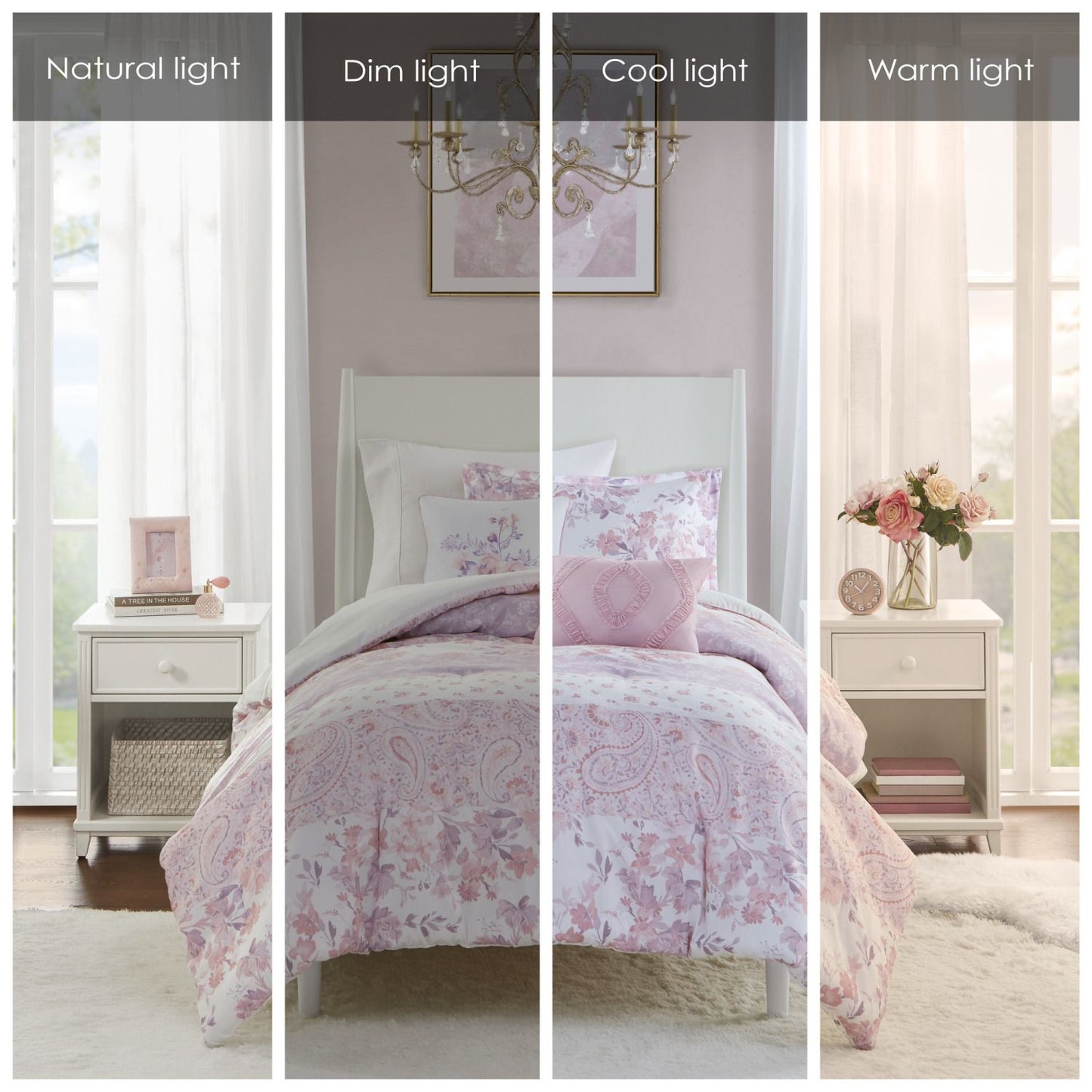 Floral Paisley Comforter Set Full/Queen