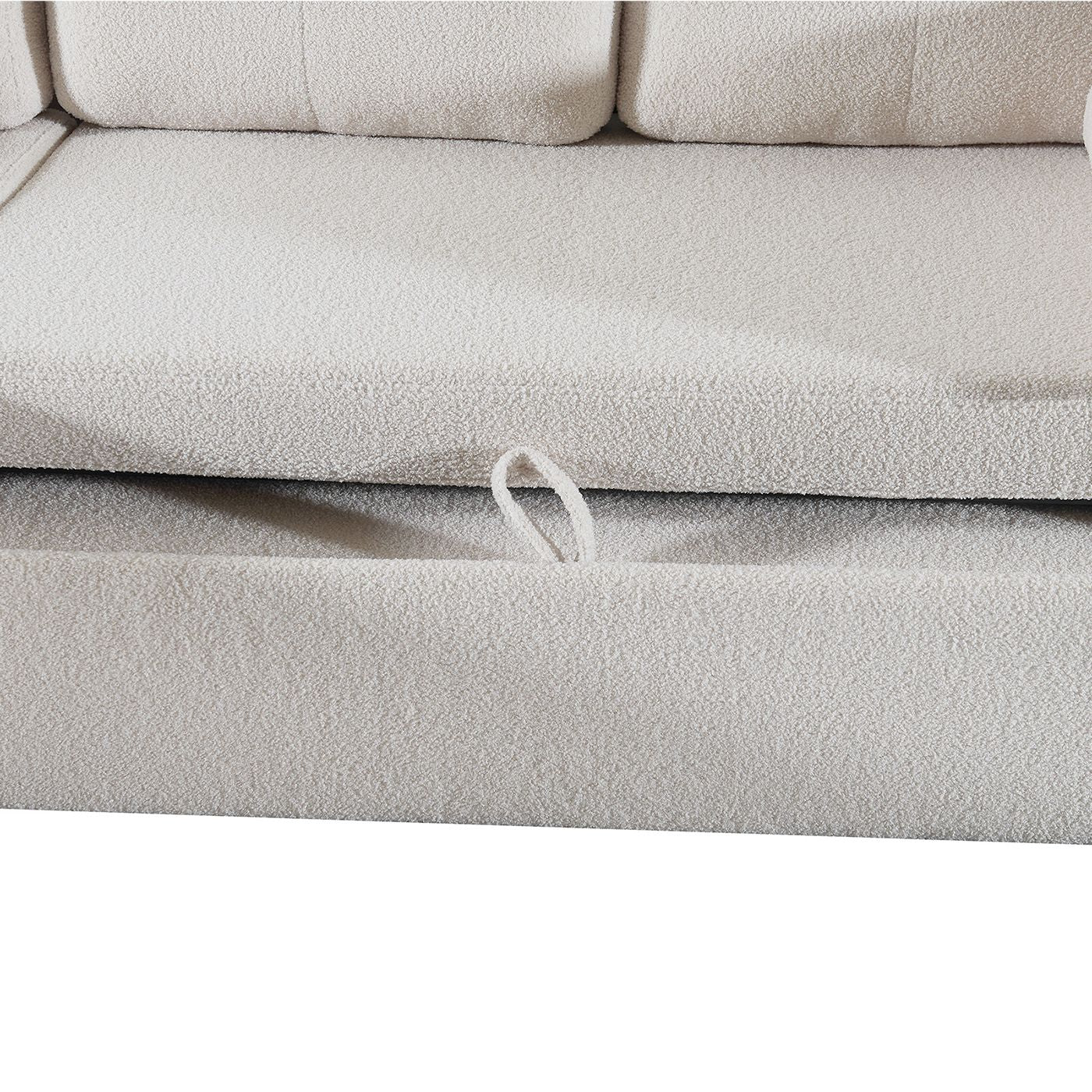 84.2" Sleeper Sofa Bed,Pull Out Sofa Bed with Storage Chaise L Shape Sectional Sofa