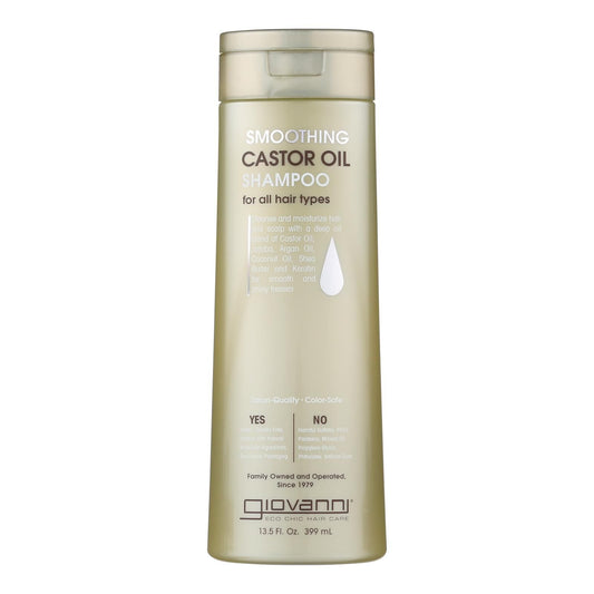 Giovanni Hair Care Products - Shampo Castor Oil Smooth - 1 Each-13.5 Fz