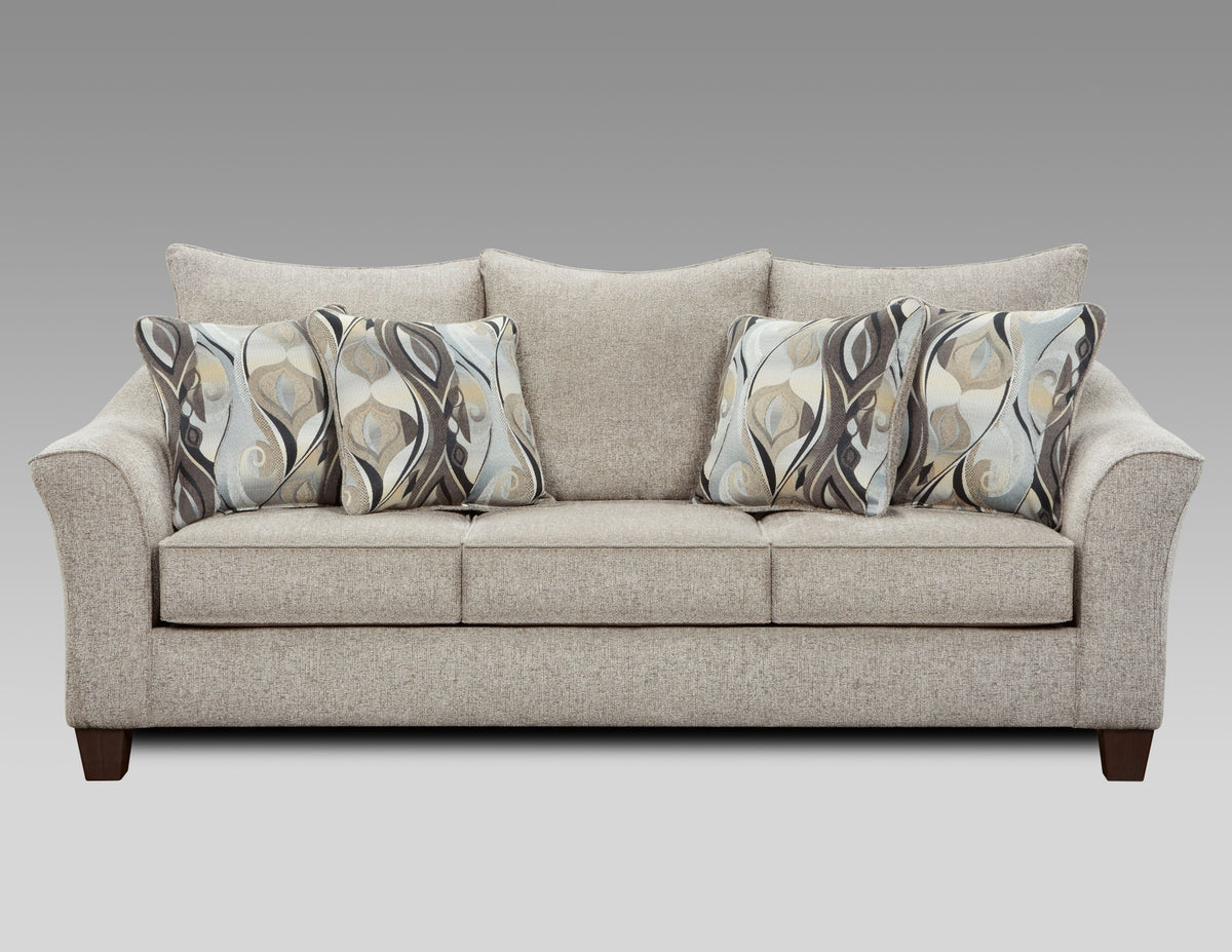 Camero Fabric 4-piece Neutral Textured Living Room sofa set