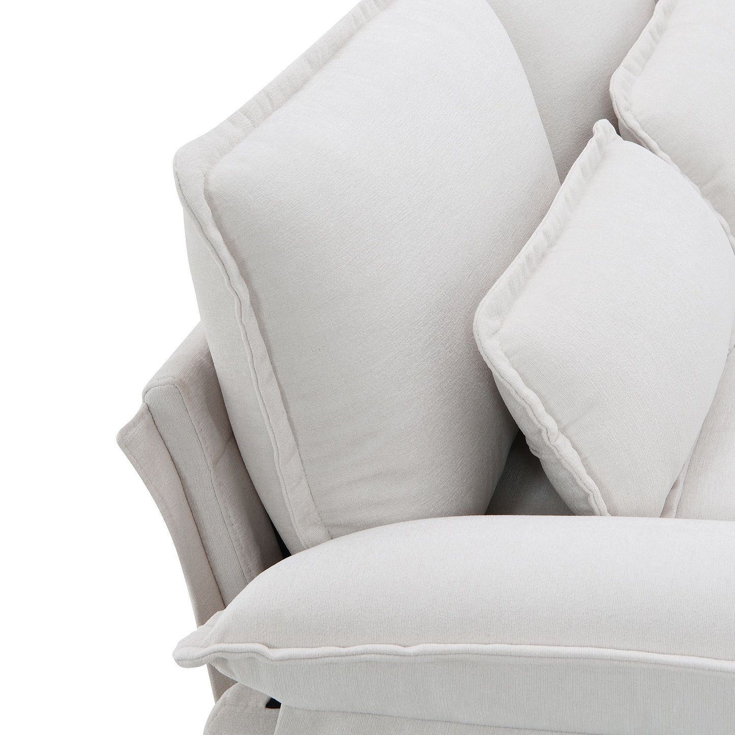 [VIDEO provided][New]109.8*55.9" Modern U-shaped Sectional Sofa with Waist Pillows,6-seat Upholstered Symmetrical Sofa Furniture,Sleeper Sofa Couch with Chaise Lounge for Living Room,Apartment,5 Color