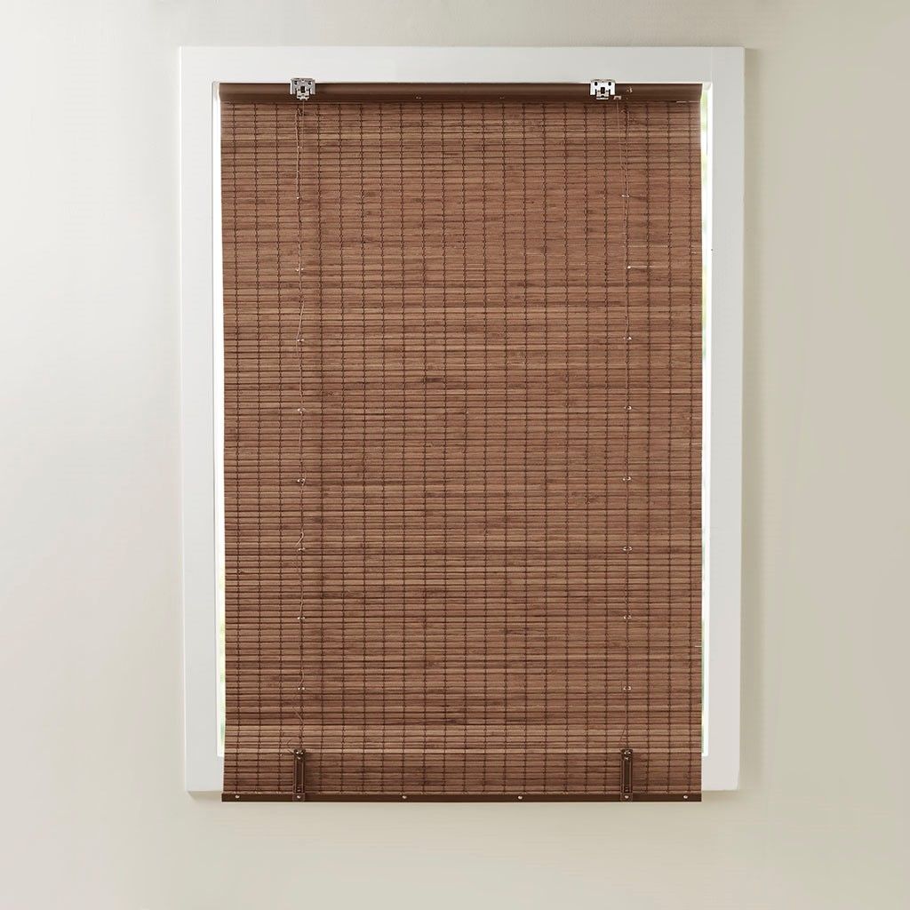 Bamboo Light Filtering Roman Shade 64"L