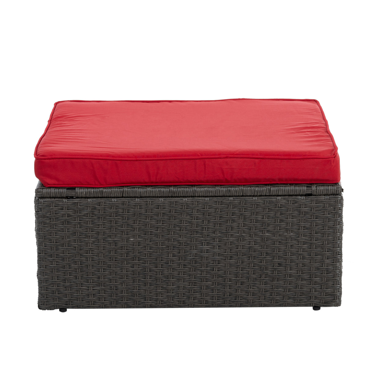 Patio Furniture, Outdoor Furniture, Seasonal PE Wicker Furniture,7 PCS Set Wicker Furniture with Lounger Sofa