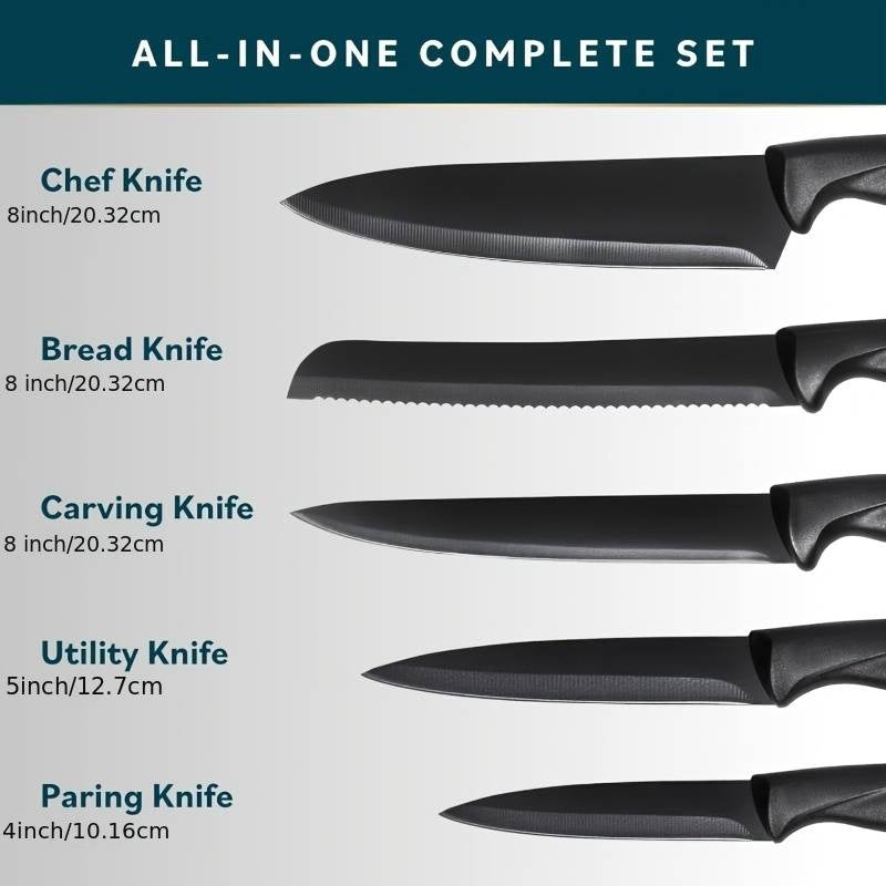 Kitchen Gifts Kitchen Knife Set with Handles