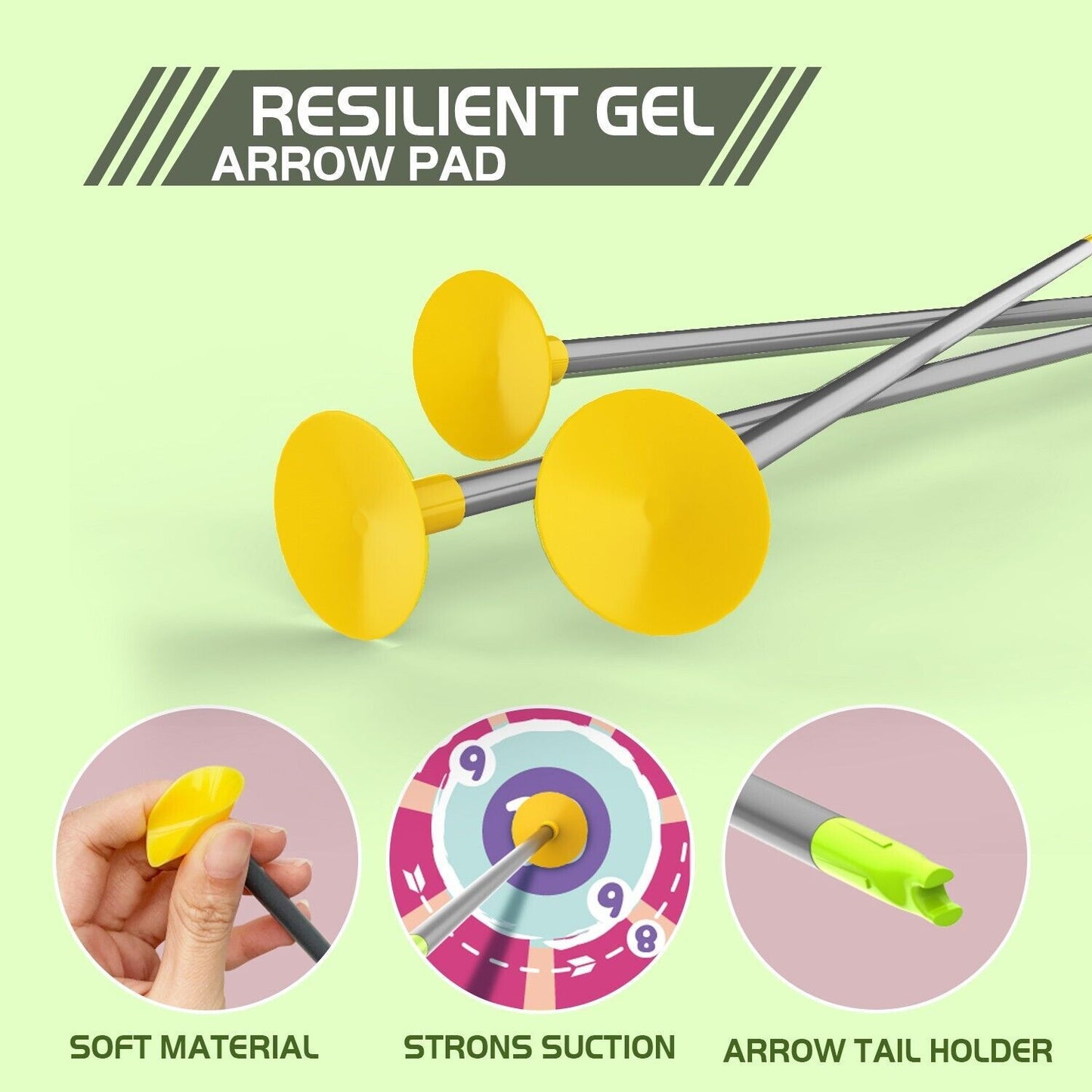 Bow and Arrow Set for Kids, Toyokar Archery Set Toy with Light-up LEDs, 10 suction bows and arrows, indoor and outdoor sports toys.Boys Kids Gifts Toys