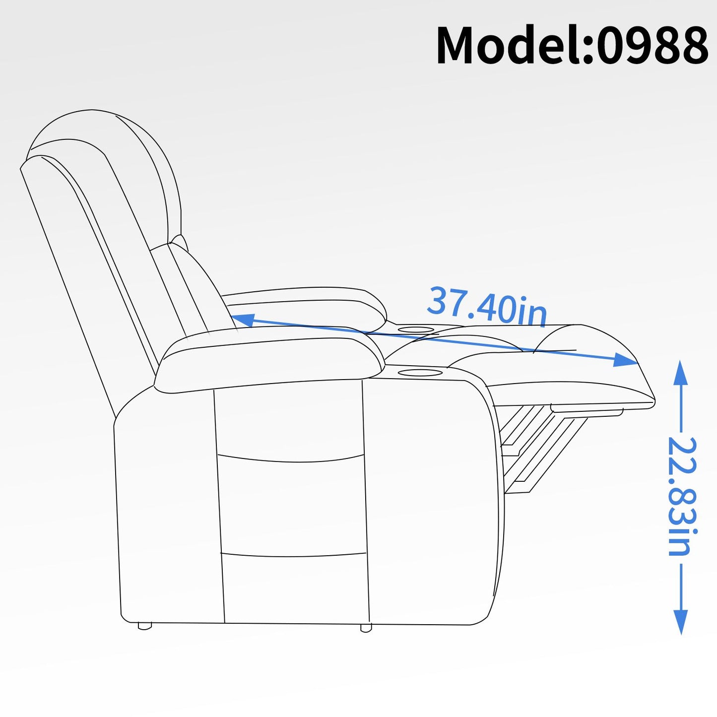 Infinite Position Up to 350 LBS Power Lift Recliner Chair for Elderly, Heavy Duty Motion Mechanism with 8-Point Vibration Massage and Lumbar Heating, USB Charging Port, Cup Holders, Black