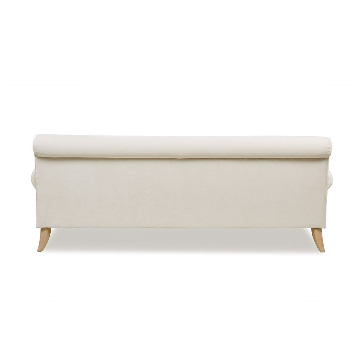 Alana 88" Lawson Two-Cushion Tightback Sofa, French Beige Performance Velvet