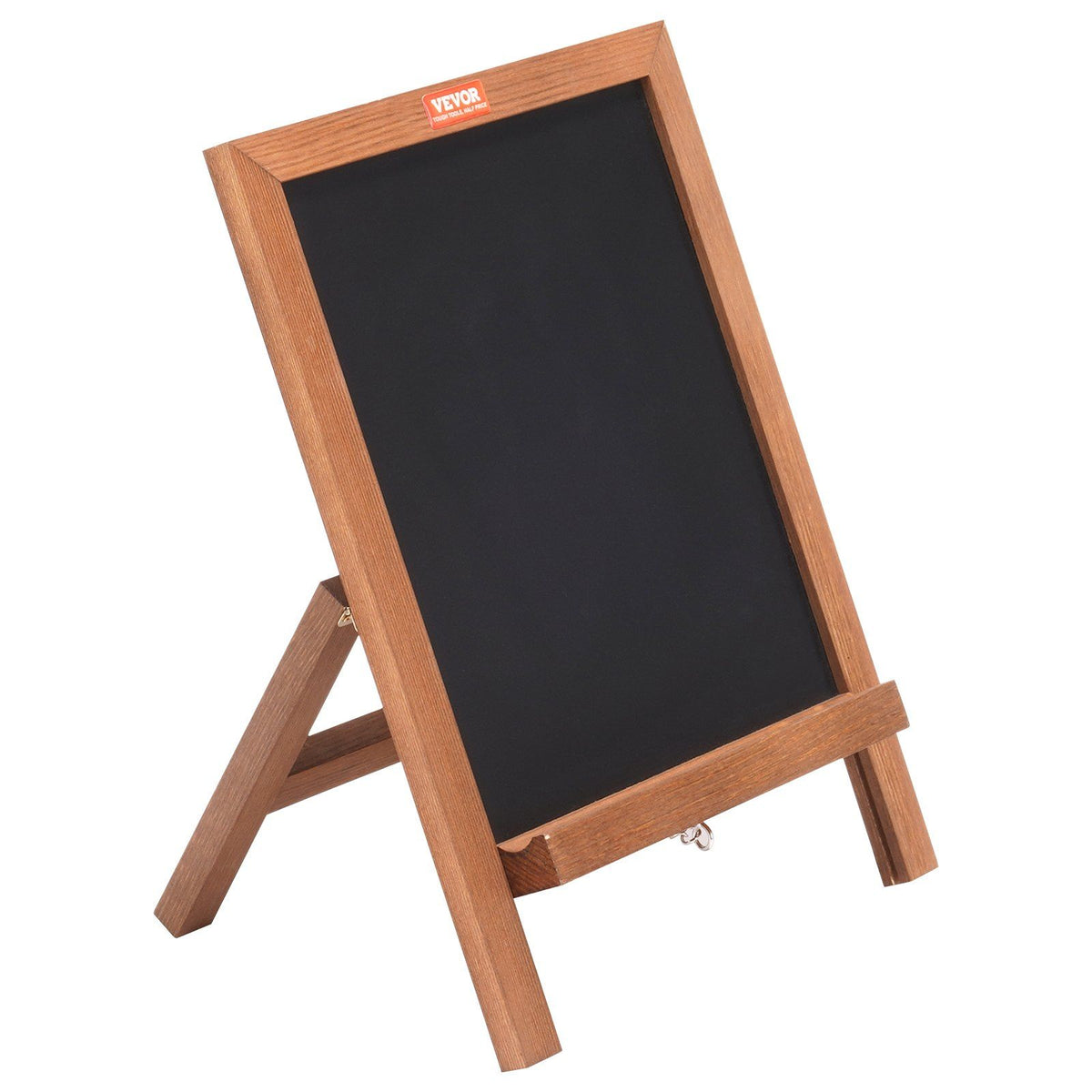 VEVOR Tabletop Chalkboard Sign, Message Signs with Chalks, Freestanding Framed Memo Board, Vintage Wooden Magnetic Chalk Board, Rustic Brown Chalk Boards, 10"x14", For Kitchen, Home Decor, and Wedding