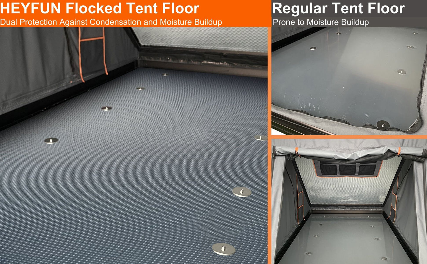 Explorer Rooftop Tent Hardshell with Luggage Racks&Replaceable Netting Rain Curtains, Truck Bed Tent for Camping, Pop Up Roof Top Tents for Truck Jeep SUV Car Van Wrangler Tacoma