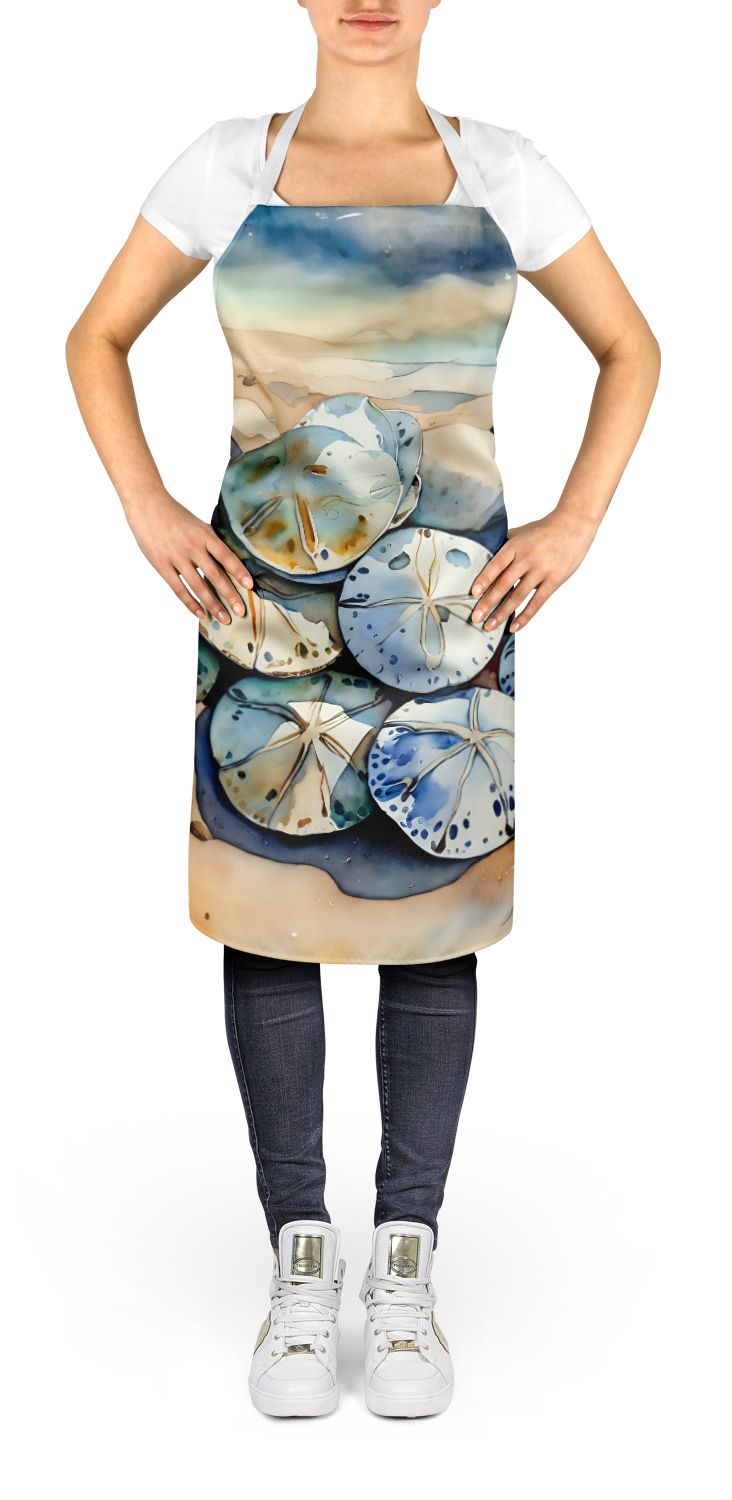 Sand Dollars Apron Cooking Kitchen Server Baking Crafts Gardening for Adult Women Men, Unisex, Large, Multicolor