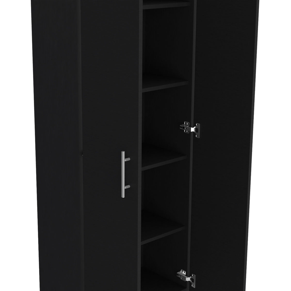 Pantry Cabinet Clinton, Kitchen, Black